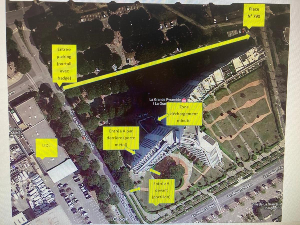 Reve Bleu Residence La Grande Pyramide Vue Port Hyper Centre Wifi Parking Prive Gratuit Экстерьер фото
